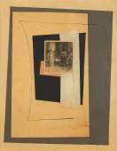 Léon Tutundjian, "Sans titre", 1925-1926 tinta y collage sobre papel 31 x 24 cm