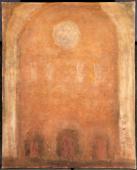 Zoran Music, "Interior de catedral", 1984 oli sobre tela 91,8 x 72,5 cm.
