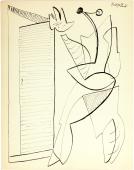 Alberto Magnelli, "Sans titre", 1936 ink on paper 26,8 x 21 cm.