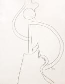 Joan Miró, "Danseuse espagnole", 1926 lápiz sobre papel 63 x 47,5 cm.