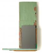 Teo Soriano, "Barrio", 2012-2013 acrílico, alucobond, esmalte, óleo sobre lino, madera y DM 49,5 x 73 x 8 cm.