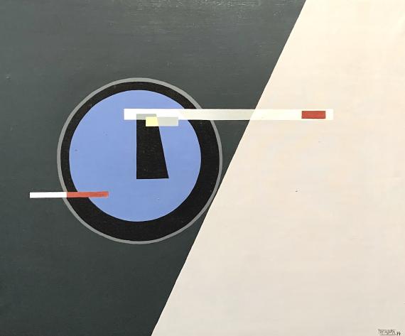 Enric Planasdurà, 'Sin título' 1974 oli sobre tela 81 x 100 cm